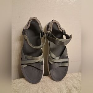 Gray Women's TEVA Sandals size 10